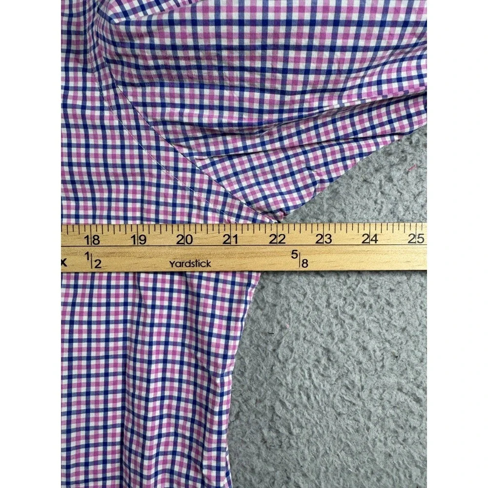 Polo Ralph Lauren Button up Shirt Gingham Check Mens Medium 100% Cotton